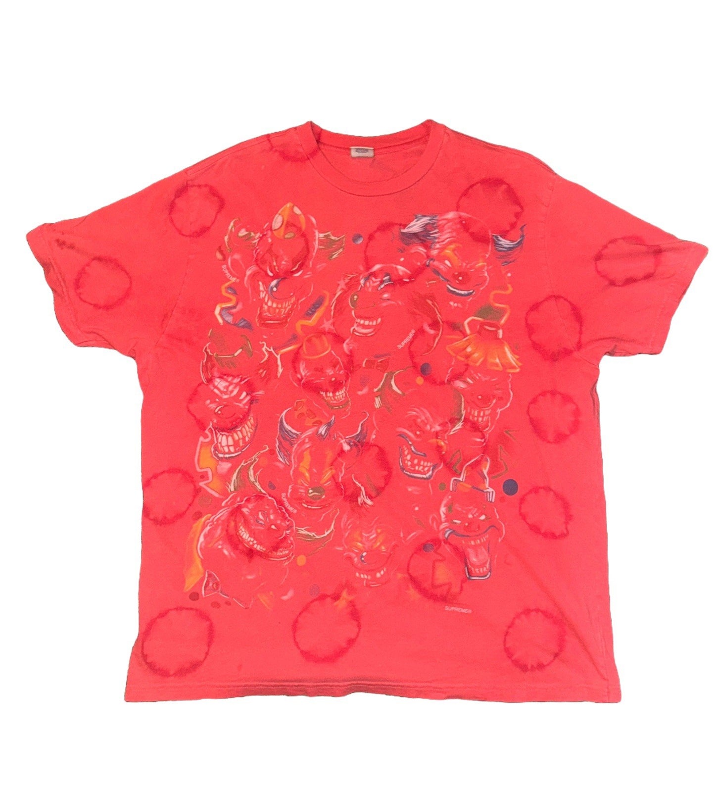 Supreme Clowns Tshirt Dusty Red Xl