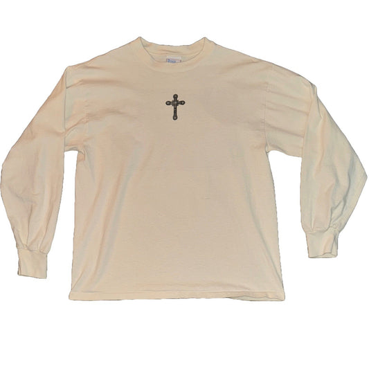 Vintage Jesus Bible Holy Cross T Shirt Matthew 4:18-20 Y2K Large